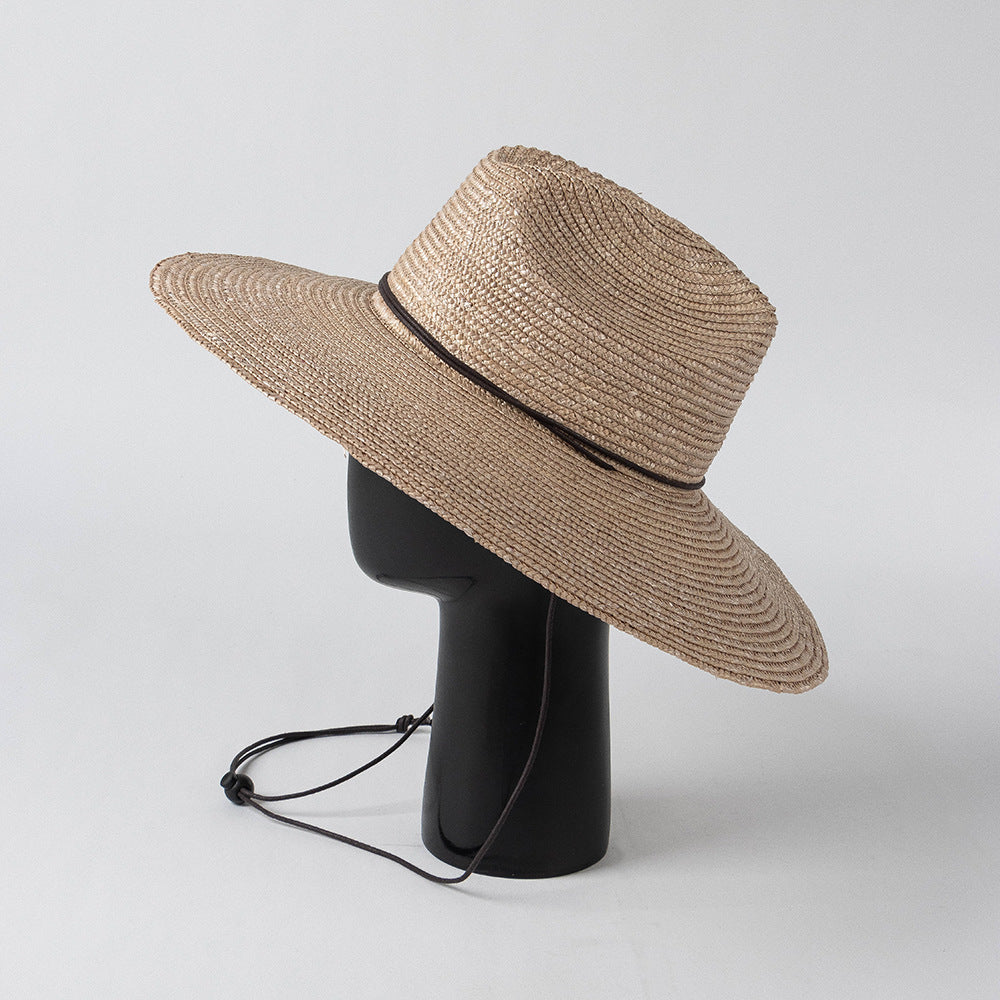 Wide Brim Straw Cattleman Cowboy Hat