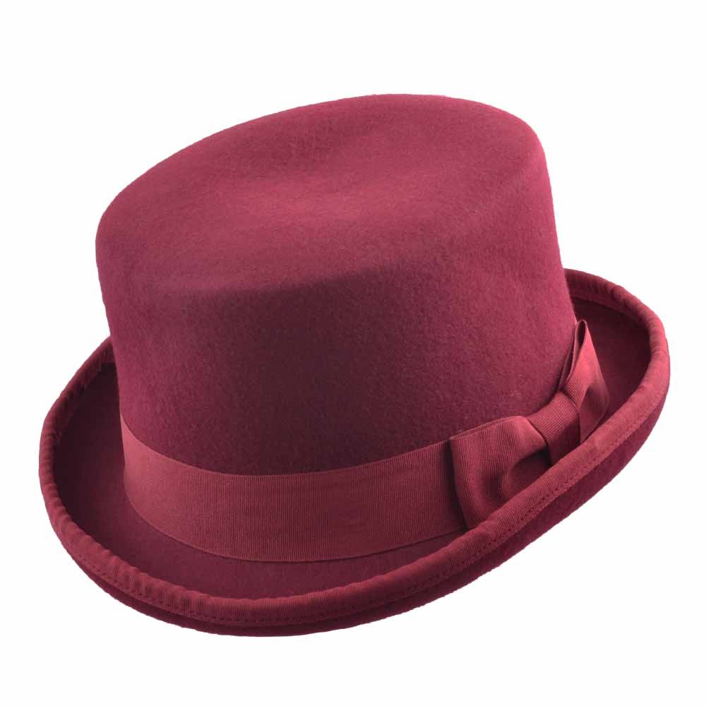 CRUSHABLE Top Hat Soft Wool - Wine Red