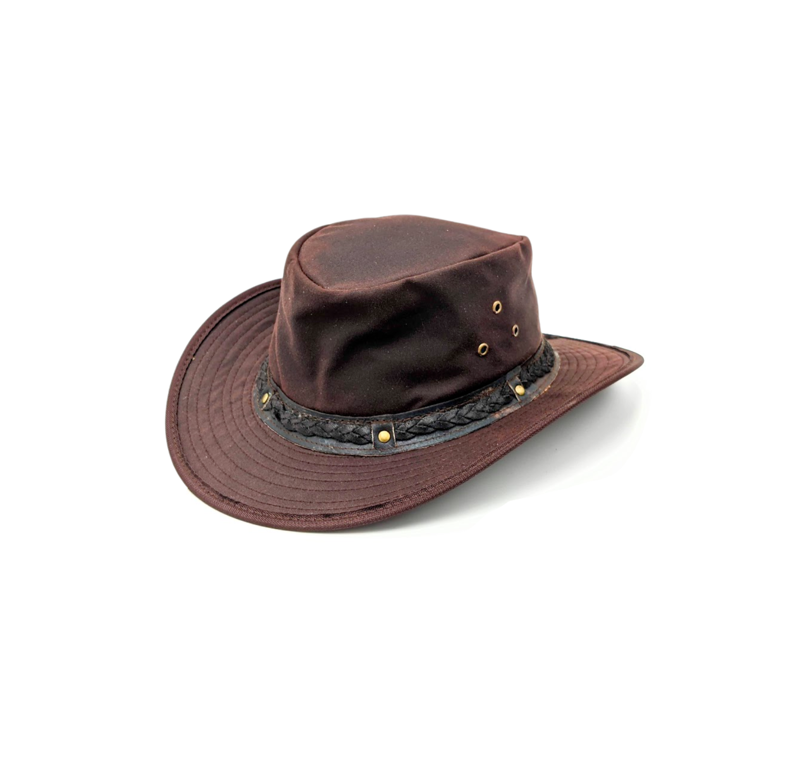Leather Braided Hat Band