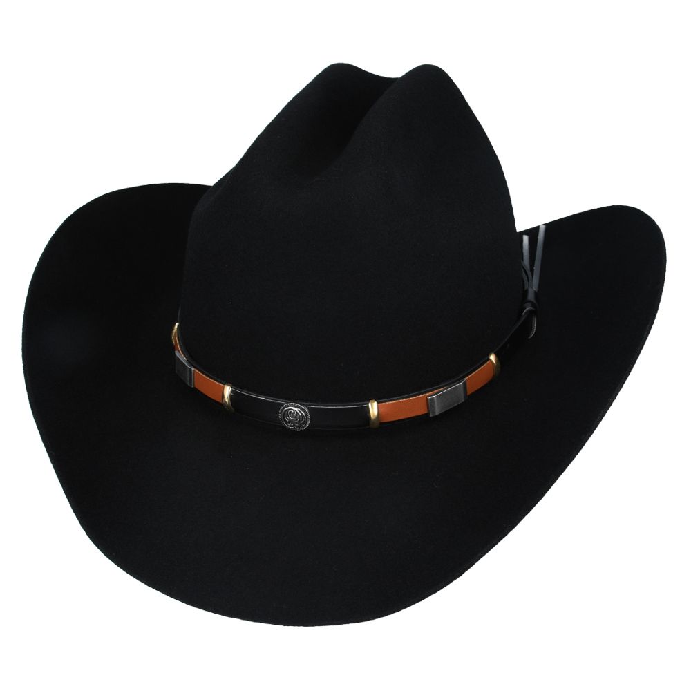 NEW - CATTLEMAN hat Fine Grey Wool Felt Mens Cowboy Hat
