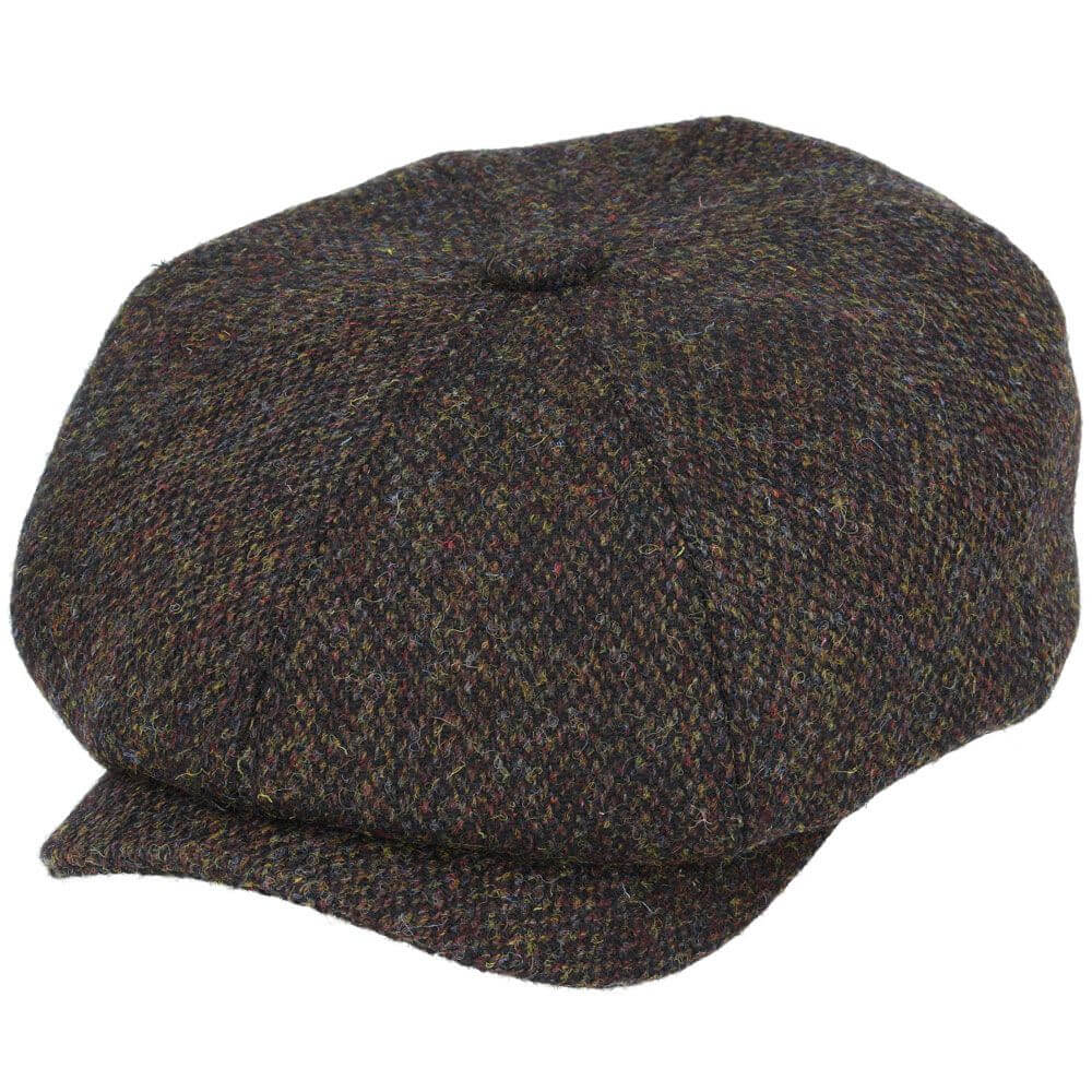 Genuine Harris Tweed Wool Newsboy Cap