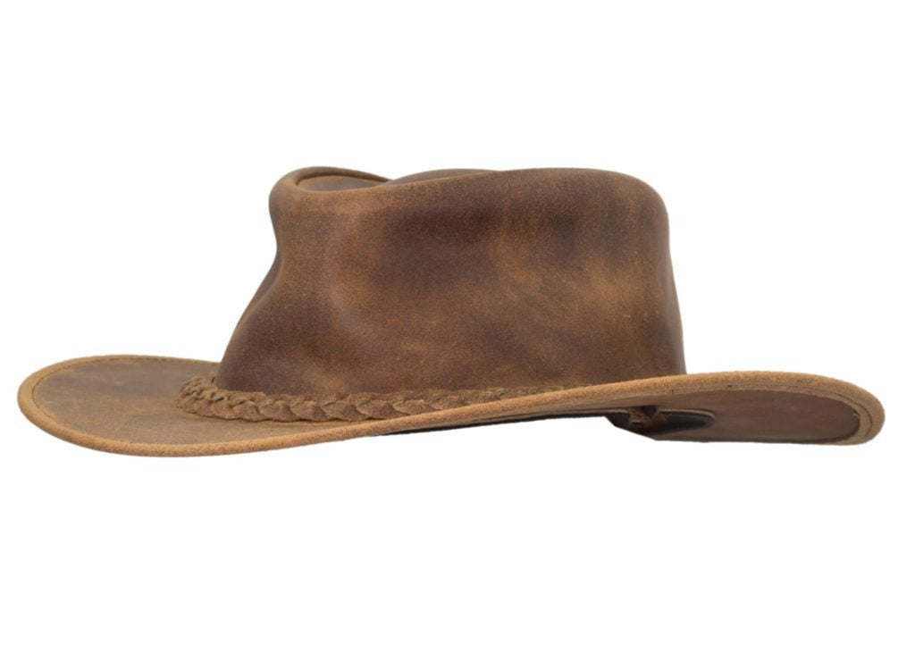 XROA Leather Australian Cowboy Hat