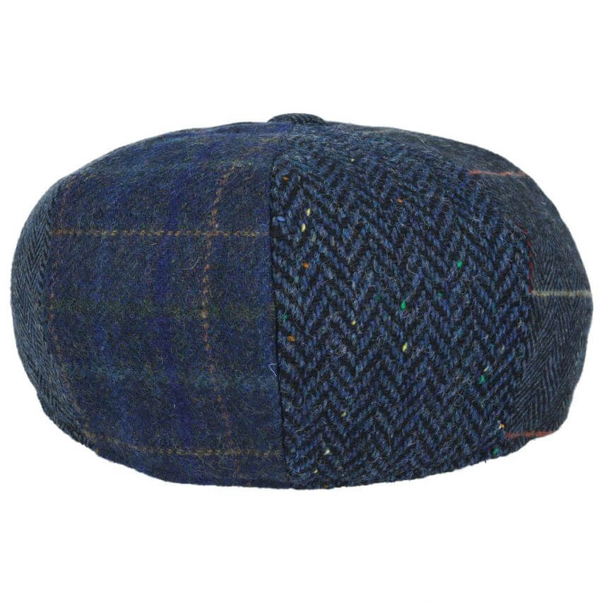 Newsboy cap | Donegal Tweed Herringbone Patch Newsboy Cap